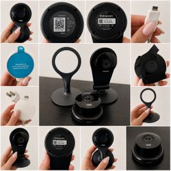 Nest Security Camera Bundle + Dropcam Pro Camera w/ Mounts & Cables