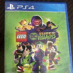 LEGO DC SUPER VILLAINS PS4 (SONY PLAYSTATION 4, 2018) VIDEO GAME 