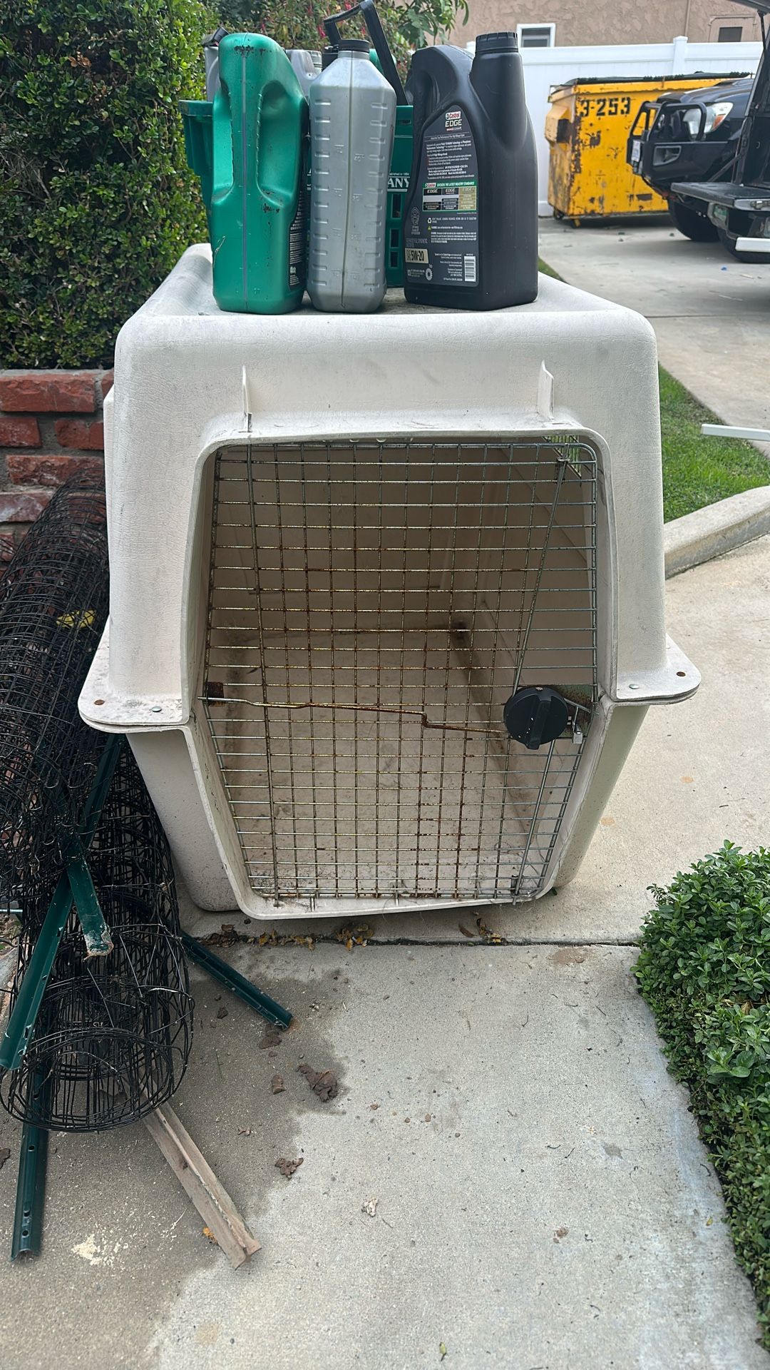 Free XL Dog kennel