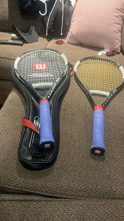 Wilson N Code N6 Tennis Rackets Pair 4 5/8 Grip Very Nice