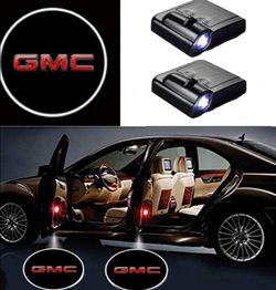 GMC UNIVERSAL WIRELESS door projector puddle lights seatbelt shoulder pads sold separately SHIPPING AVAILABLE