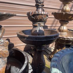 Concrete Fountains Special Price $130.00 Each One 