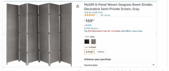 Room divider