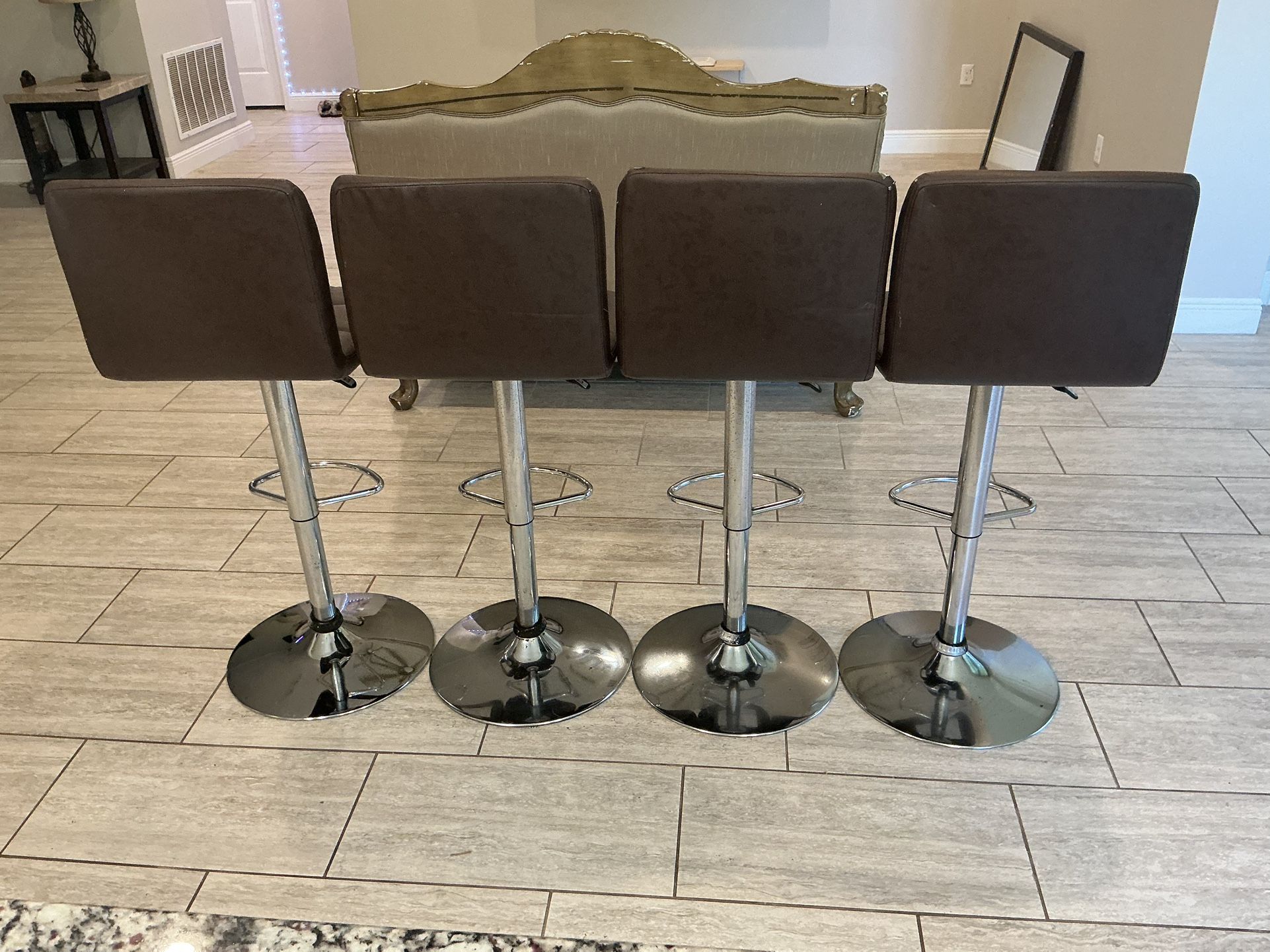 Bar Stool Chairs (Brown)