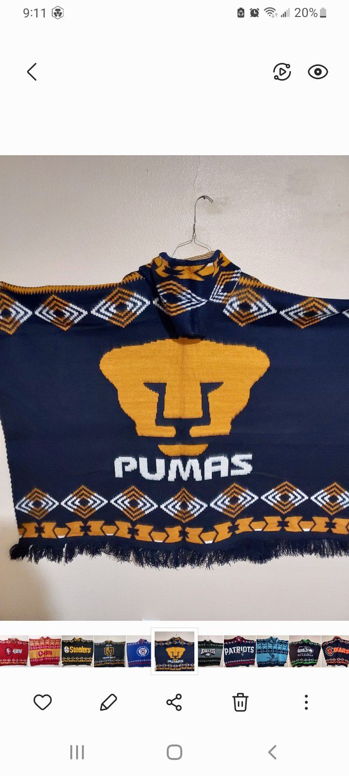 Pumas Poncho 
