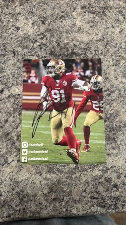 49er authentic signed autograph