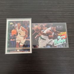 Chauncey Billups Rookie Celtics NBA basketball cards 