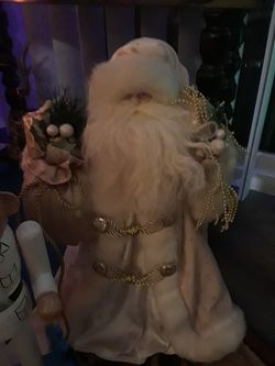 White Old Fashion Santa