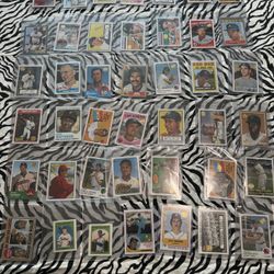 64 Vintage 2001 TOPPS ARCHIVES baseball card collection