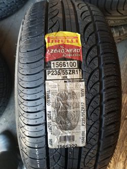 1 NEW TIRE PIRELLO PZERO NERO ALL SEASON P235/55/17 NEW TIRE