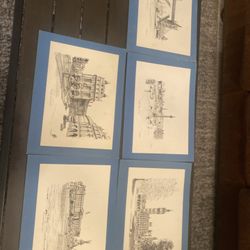 5 Set Of Print by Kuy Magnuns  1970 