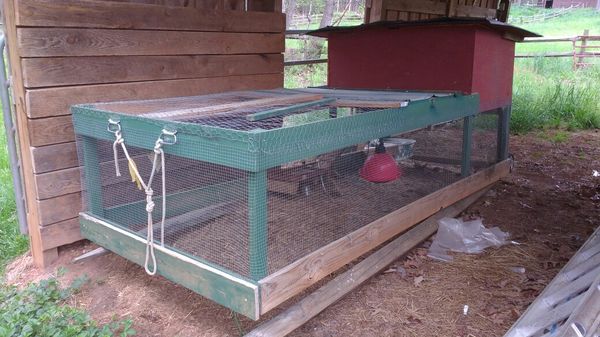 Portable Chicken Pen Tractor And Chickens For Sale In Dallas Nc Offerup