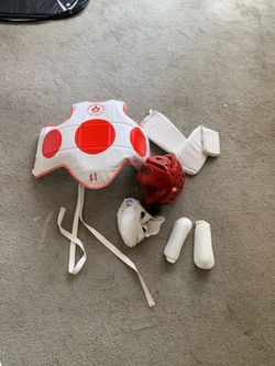 Martial arts karate padding set