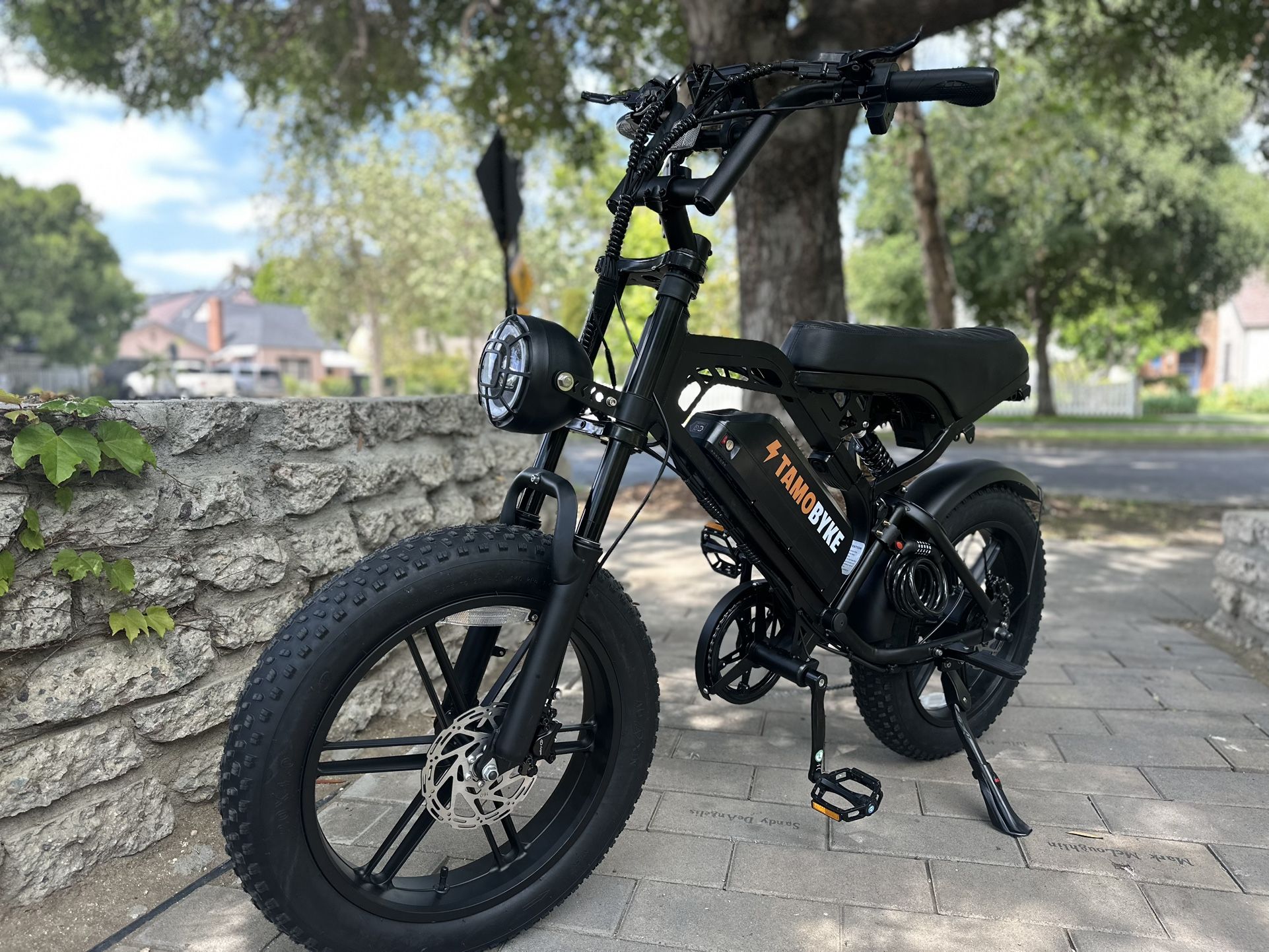 🔥 32MPH 1000W E-Bike | Full Suspension & Remote Alarm