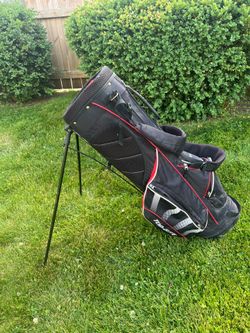 TopFlite 4 compartment stand bag with ergonomic dual-strap carry system