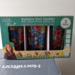 Pioneer Woman 3pc Tumbler Set 