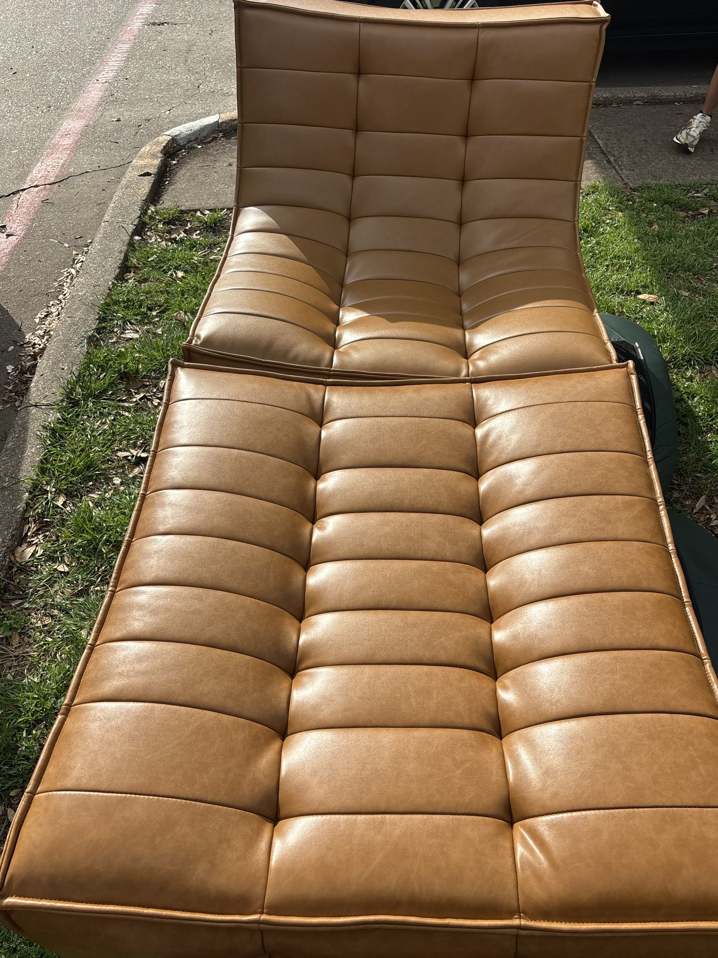 Rove Concepts Tanner Armless Lounge + Ottoman – Like New
