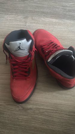 Size 12 Jordan 5s Red Bulls