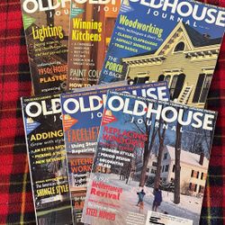 Six 1999 Old House Journal Magazines