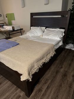 Ashley bed frame with head board Queen sized