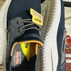 Skechers Hands Free Slip-ins: GO WALK 7 - Easy On, NAVY 