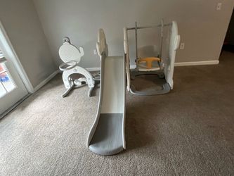 Swing and slide set
