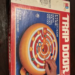 Trap Door board game vintage Milton Bradley