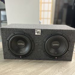 🔥 2×12” Rockford Subs + Kicker Amp / Complete Bass Kit