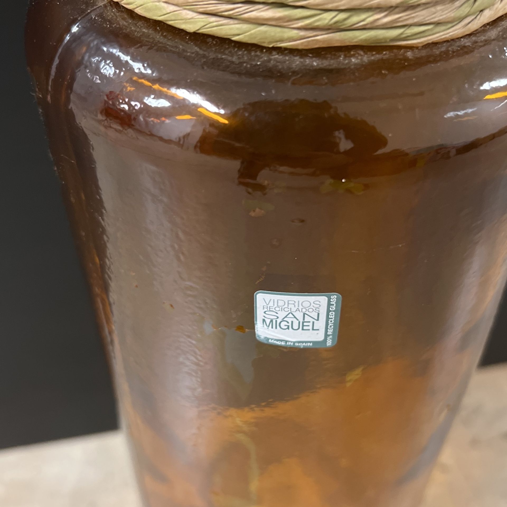 Solid 18” Tall Glass Vase for DIY
