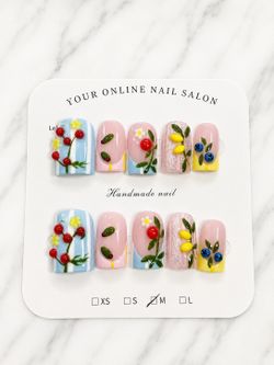 ✨ Handmade Luxury Press-On Nails | $15 | Buy 2 Get $3 Off ✨