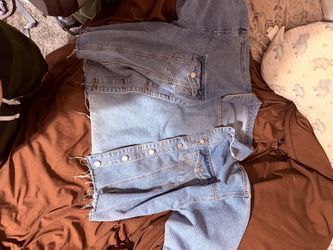 SHEIN bad bunny jean jacket