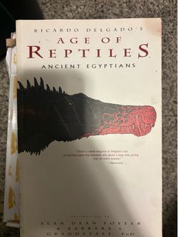 Rare Richard Delgado Age of Reptiles graphic novel