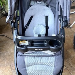 Stroller  Chicco Bravo 3-in-1 Quick Fold Travel System 