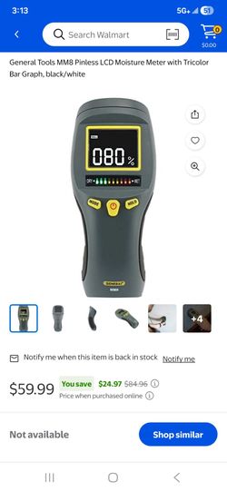 General pinless 8MM pinless moisture meter