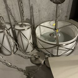 Pendant lights And Matching Larger Light