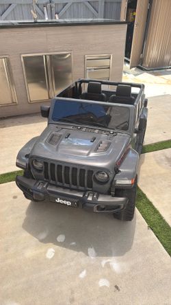 Electric jeep or toys, car for kids, black jeep for children.
