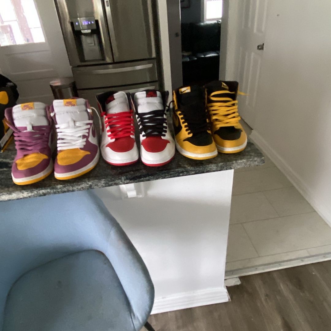 Jordan 1 Brotherhood, Jordan 1 Pollens, Jordan 1 Heritage