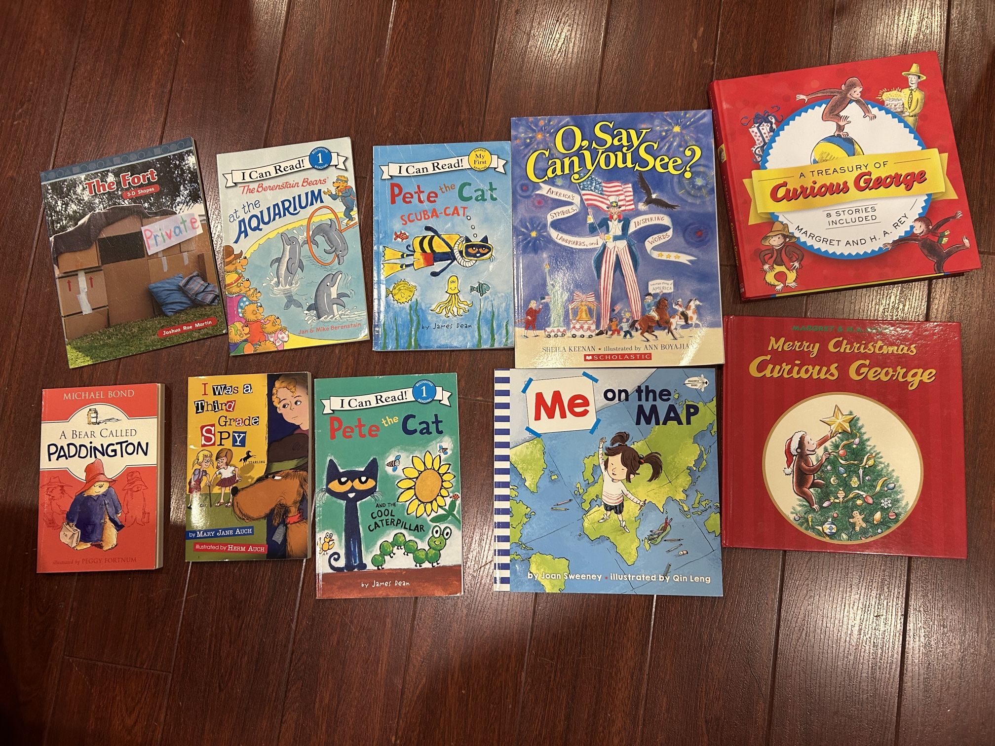 Children school and reading materials