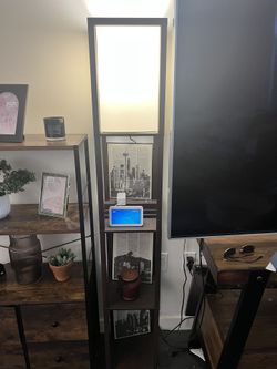 Two Light Fixture Shelves