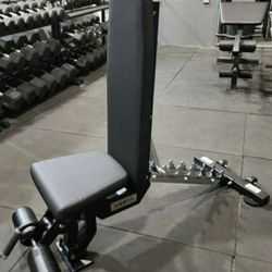 BRAND NEW Adjustable FID Weight Bench, Incline To Decline, Squat Rack, Bumper Plates, Barbell, Gym Mats Rubber Flooring 