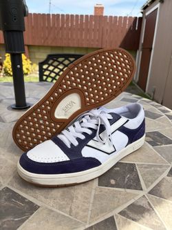 Vans extra comfort purple and white skate shoes