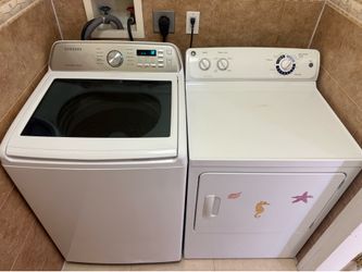 Samsung Washer and General Electric Dryer