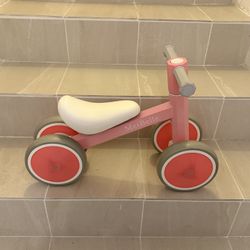 Pink and black children's baby strollers Bicycle