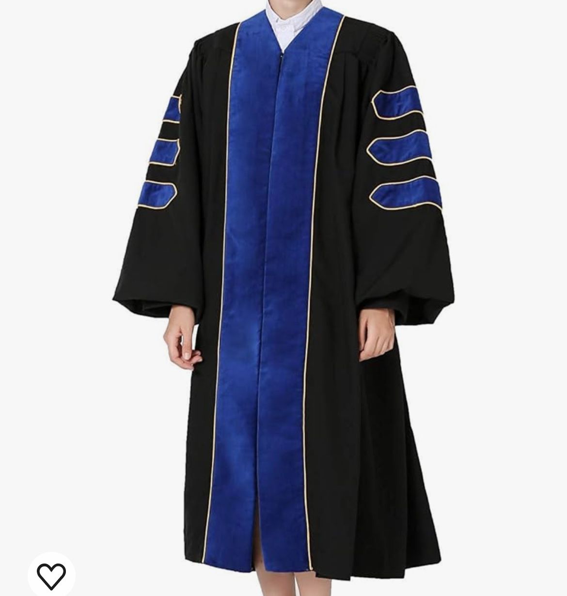 PhD Graduation Gown. Royal Blue