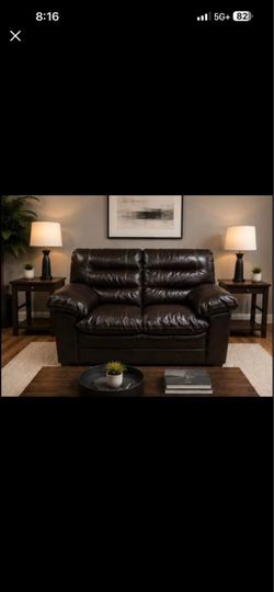 Ashley Furniture Knox gfLoveseat - Dark Brown