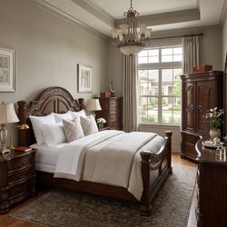 Dark cherry - real Wood Furniture - Broyhill