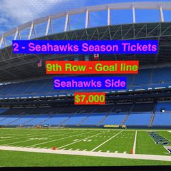 Seahawks Season Tickets Bills 49ers Packers Dolphins