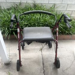 Large Walker  With Seat (450lb Capacity)