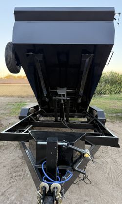 New 8x2x14 Scissor Lift Hydraulic Dump Trailer Fully Loaded 💪🏻