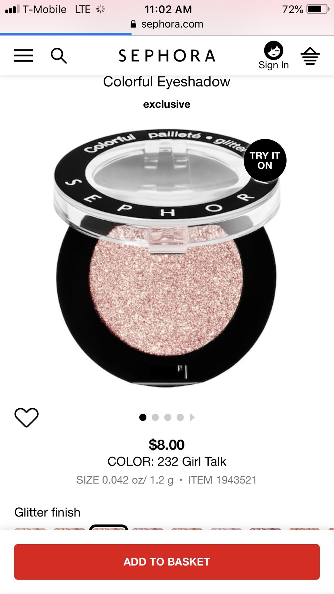 Sephora colorful eyeshadow
